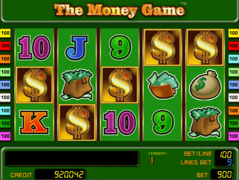Играть онлайн игровой автомат The Money Game (Баксы)