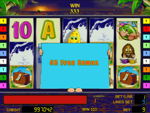 Игровой автомат Бананы (Bananas go Bahamas) играть бесплатно