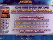 Выигрышные комбинации в игровом автомате King Kong